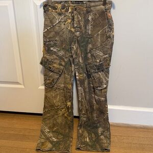 Camouflage Straight Leg Women's Pants